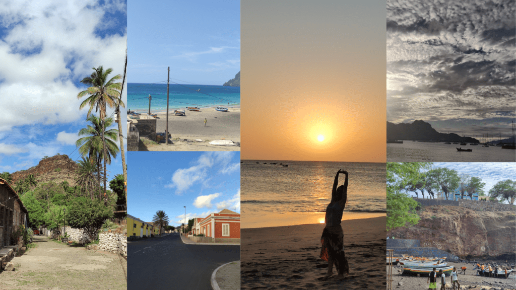 Collage paisajes de Cabo Verde Laura Martín Rubio