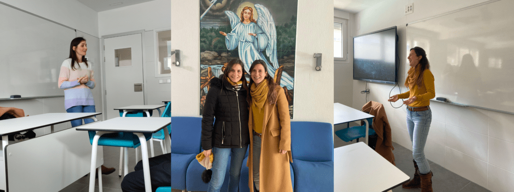 Arancha Sánchez Laura Martín Rubio colegio Santo Ángel